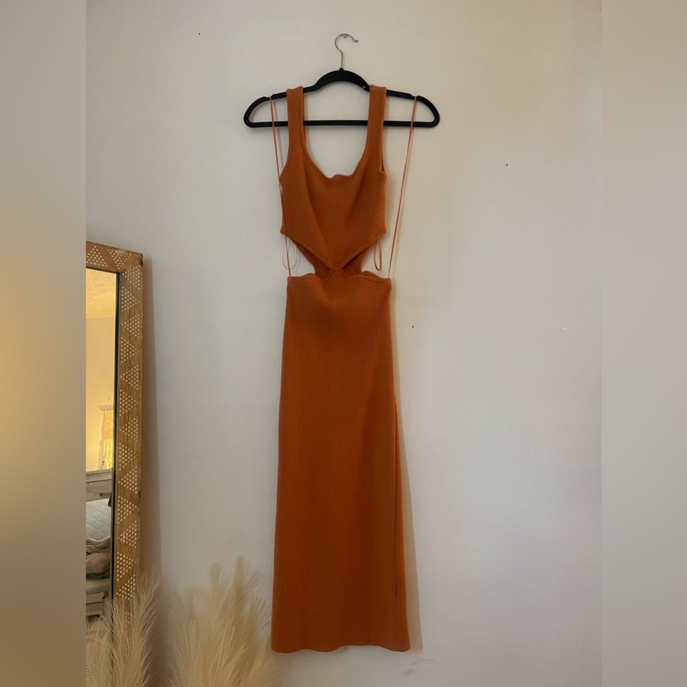 Grey bandit midi dress